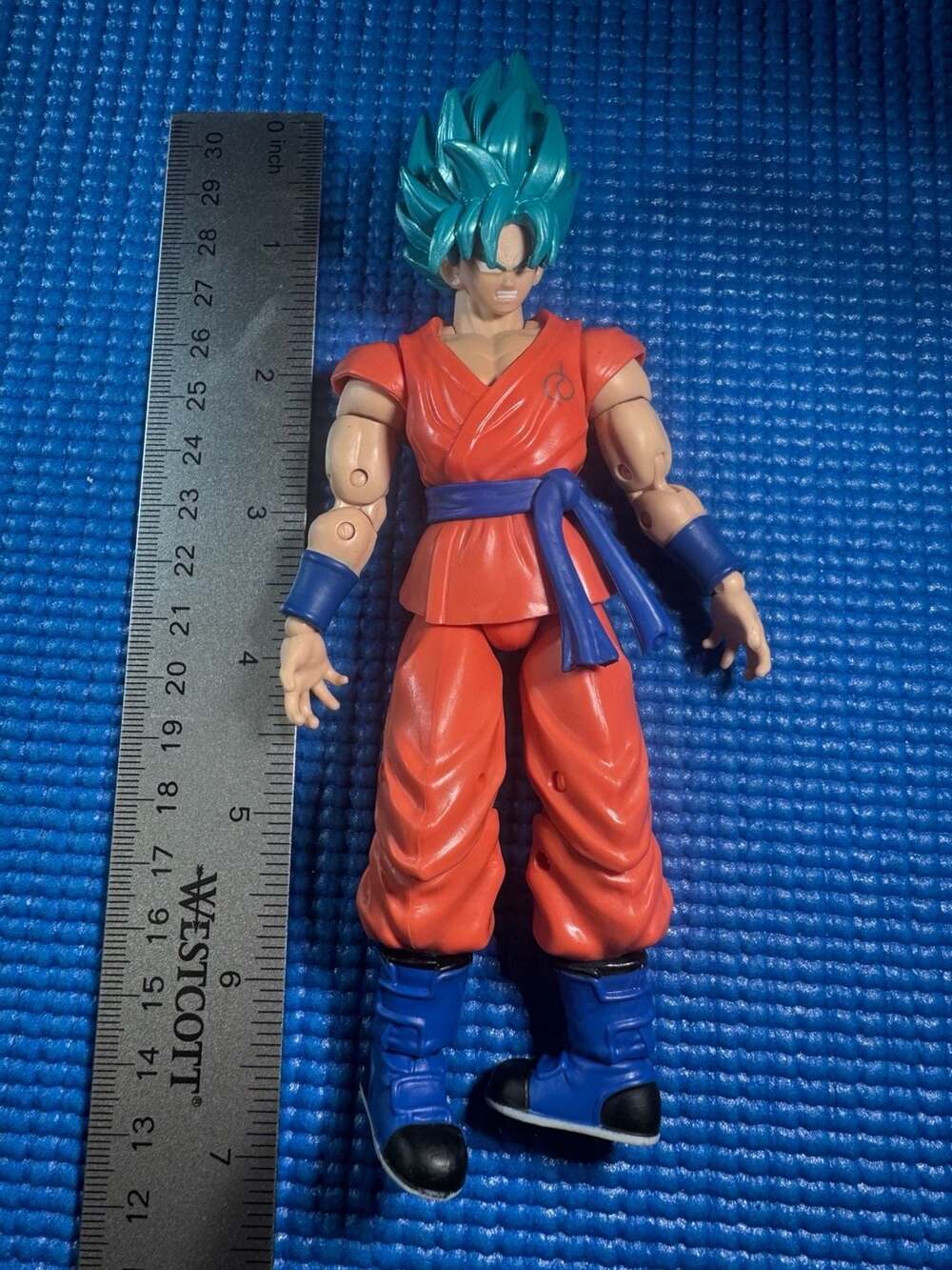 Bandai Dragon Ball Super Saiyan Blue Goku Action Figure 6.5 Inch